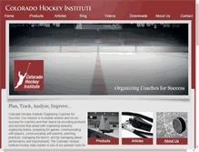 Tablet Screenshot of coloradohockeyinstitute.com